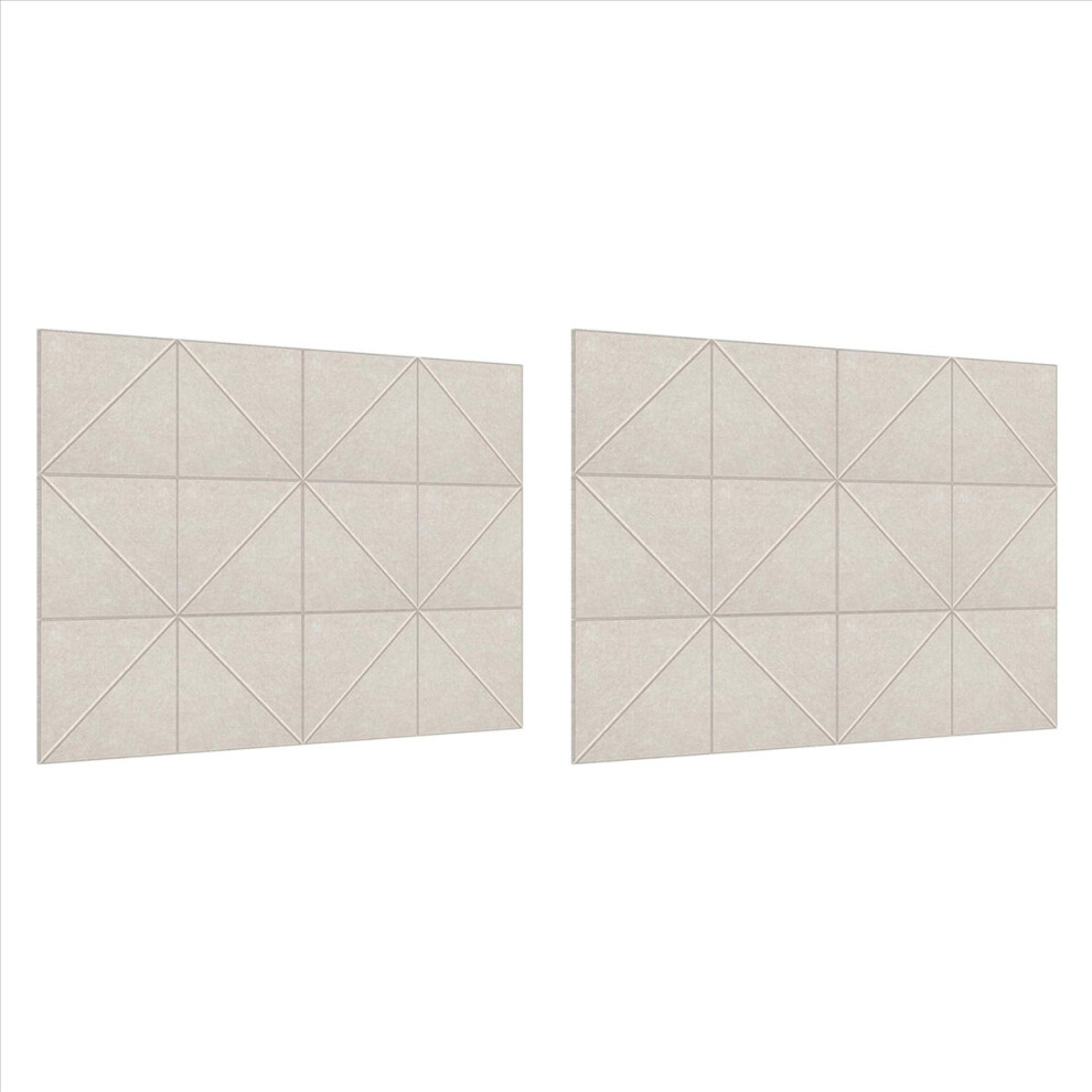 24 Pack Acoustic Panels, 12 X 12Inch Decorative Soundproofing Panels, Wall And Ceiling Acoustical Panels Shallow Camel 4853239038834
