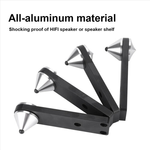 8PCS Combined Type Speaker Foot Subwoofer Shockproof Spike Bracket Speaker Spike Shock 2