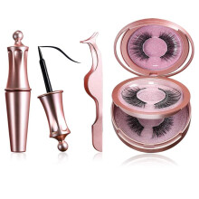 Glamour At Your Fingertips: Magnetic Lashes, Applicator Included, Effortless Attachment Without Glue, Reusable, Natural Look For Any Eye Shape,