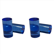 4pcs Colorful Acrylic Pool Cue Ferrules Round Billiard Jump & Break Cue Ferrules OD15mmxL28mm Billiard Accessories B