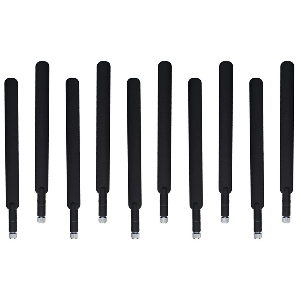 10X Sma Antenna 4G Lte High Gain 9Dbi Wifi Antenna Dual Band(2.4Ghz&5.8Ghz) Omni-Directional Antenna 3G/4G/Gsm 4853239031491