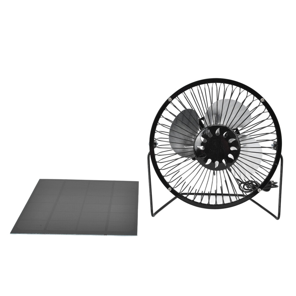 Efficient Solar Panel Fan For Greenhouse, Portable Usb Fan With Fast Speed For Outdoor Ventilation Equipment, Pet House Cooler 9198585141698