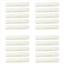 20pcs 5M PVA 37mm Wide Mesh Refill Carp Fishing Stocking Boilie Rig Bait Wrap Bags