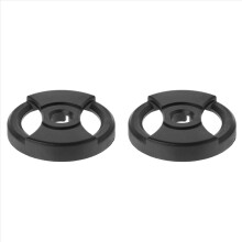 2pcs 7 Inch Vinyl Record Dome 45 Speed Adapter Conversion Base for Vinyl Record Turntable Gramophone, Round