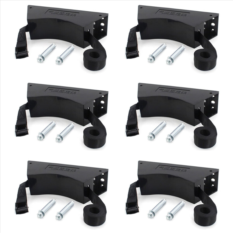 6X Propane Tank Holder, Gas Cylinder Holder, Cylinder Wall Mounted Bracket, Gas Cylinder Holder For Rv Water Softener 4853239029399