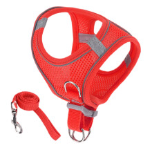 Cat Walking Harness Cat Harness and Lead Set For Small To Large Animals, Red XXS, Travel Backpack, Outdoor Hiking