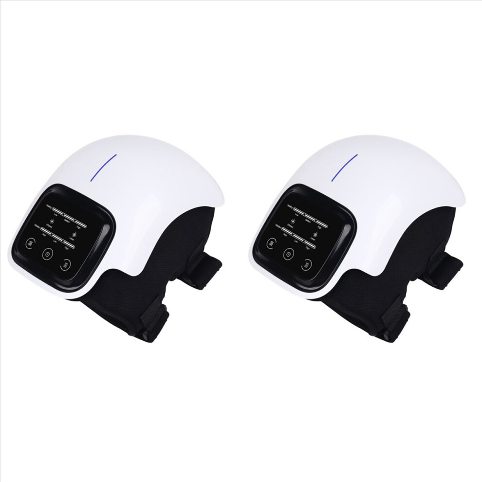 2X Electric Knee Massager Physiotherapy Infrared Knee Pads for Relief Heating Temperature Air Pressure Elbow Leg Massage