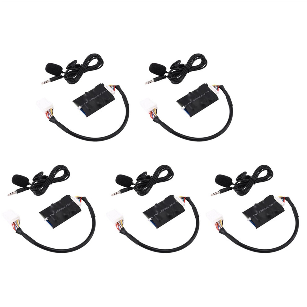 5X Radio Audio Adapter Bluetooth Aux Cable Microphone Handsfree Music Interface Disc Box For 4854166050012