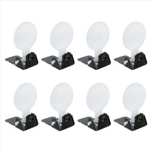 8X Small Miniature Inverted Target Metal Practice Targets Manual Reset Practice Targets