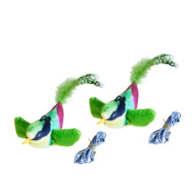 Cats Chirping Bird Toy Sound Toy Chewing Bird for Kitten-A