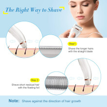 Bikini Trimmer For Sensitive Skin, Electric Razors With IPX7 Waterproof Technology, Stylish Essential For Women, Painless Shaving Experience,