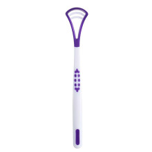 Tongue Scraper Cleaner for Fresh Breath, Premium Silicone Dual-side Usable for Convenient Handle & Enhance Oral Hygiene, Non Irritating & Lightweight