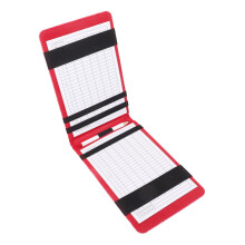 Pattern Golf Scorecard Holder Cover Portable Golf Scoring Notebook For Players Scorekeeping Tool For Golfers