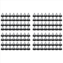128 PCS M6 Thread Adjustable Furniture Levelers Screw in Chair Feet Adjustable Furniture Feet Leg Levelers