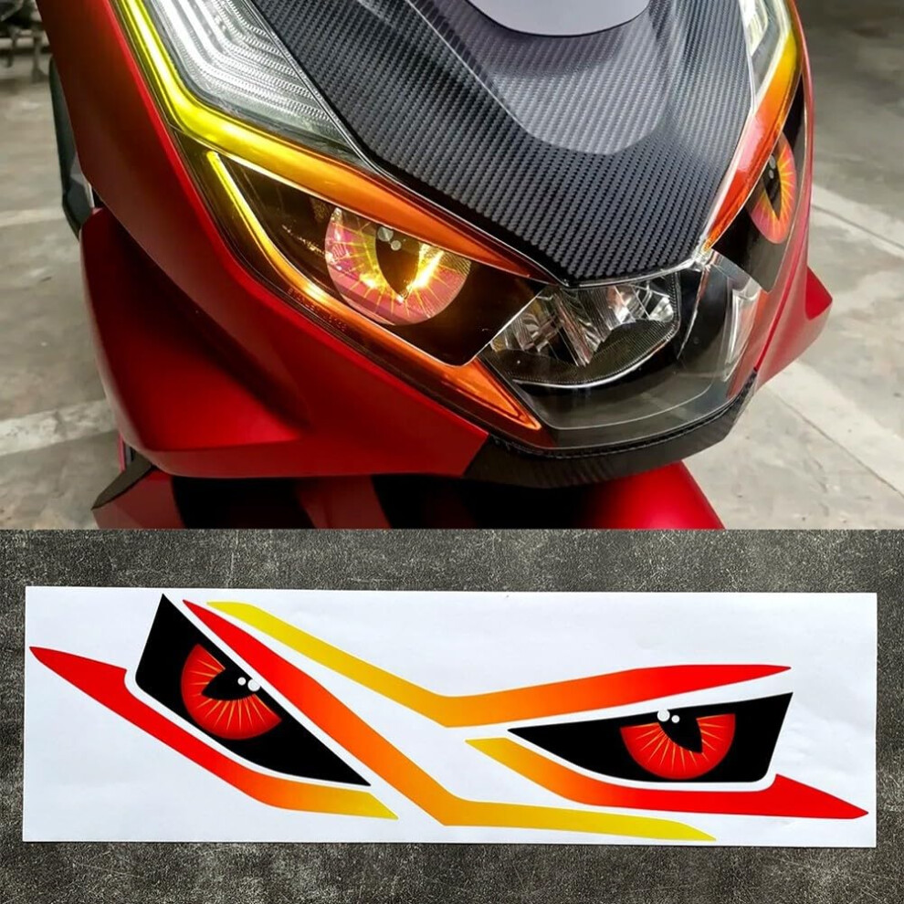 Headlight Sticker Vinyl Weatherproof Fit Stylish Motorcycle Decal For Honda Pcx160 9119770002938