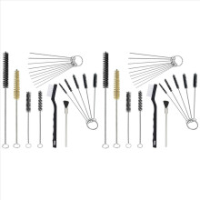 Sprayer Cleaning Kit 34 Pcs Multi-Purpose Paint- Brush Cleaner Tool with Nylon Mini Tube Brushes and Needles