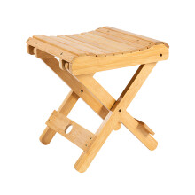 Tabouret pliant en pin naturel, panneau imperméable et anti-rayures, ferme et stable, idéal comme repose-pieds de salle de bain ou tabouret de