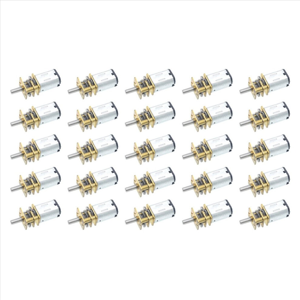 25Pcs Ga12-N20 Mini Metal Gear Motor Dc 3V Gear Wheel Gear Motors 15Rpm 4853239039312