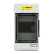 High-Temperature Resistant Outdoor Power Distribution Box, IP66 Waterproof Enclosure, Bus Bars with DIN Rail, Easy Installation for Solar Power & EV C