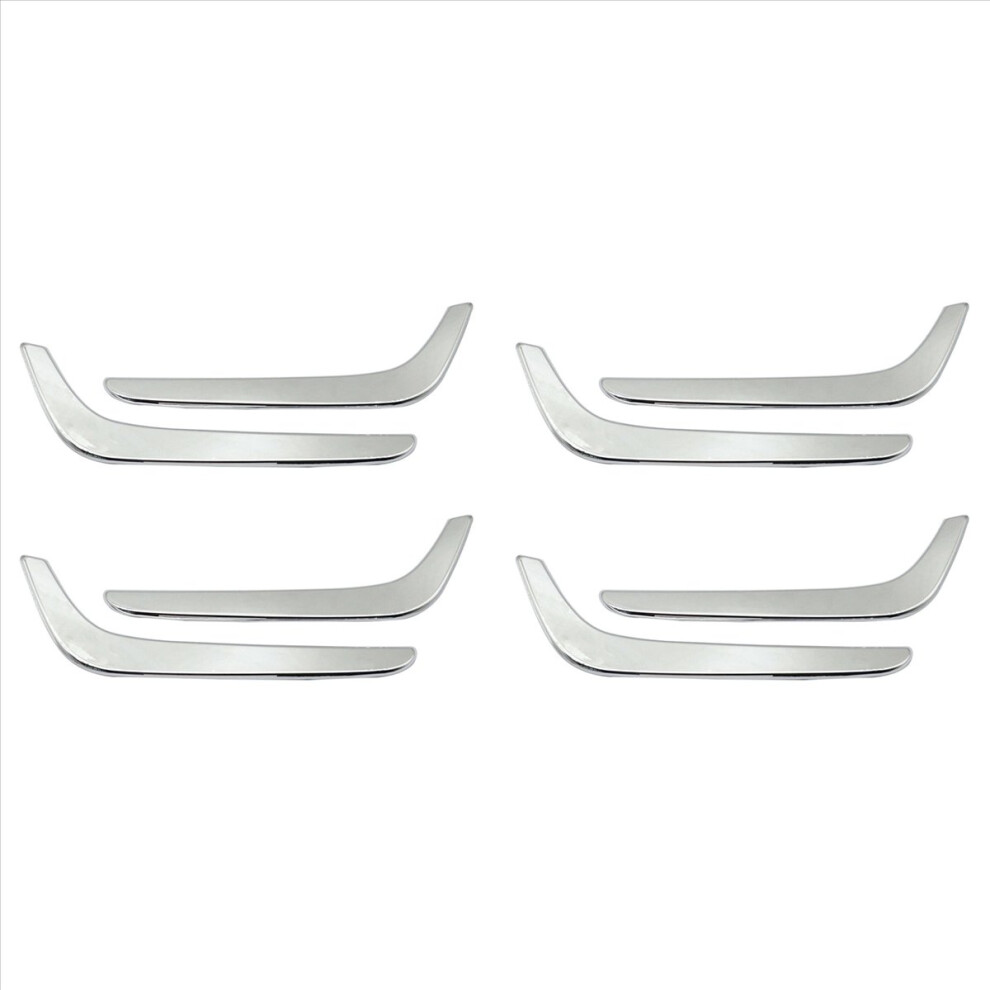 8X Front Fog Lower Cover Eyelid Trim Chrome For -V 2017 2018 2019 Light 4854166060967
