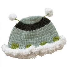 Chapeau de pêcheur doux et respirant, chapeau-bord blanc vert