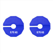 2X 0.75kg Gym Micro-Type Plates Dumbbell Fractional Weight Plate Rubber Add-on Weights for Strength Training
