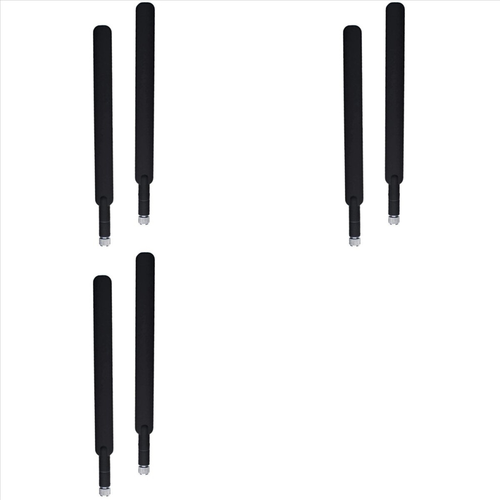 6X Sma Antenna 4G Lte High Gain 9Dbi Wifi Antenna Dual Band(2.4Ghz&5.8Ghz) Omni-Directional Antenna 3G/4G/Gsm 4854166070645