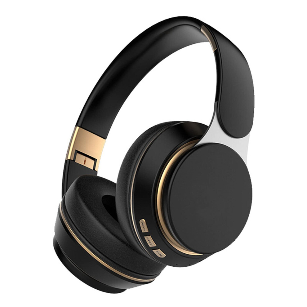 Bluetooth Headphones Noise Cancelling Overear Wireless Foldable Retractable Deep Bass Compatible With Tablet Phone Pc 9119770003799