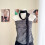 Niches de mode Écharpe polyvalente Écharpe minimaliste-bleu gris 5