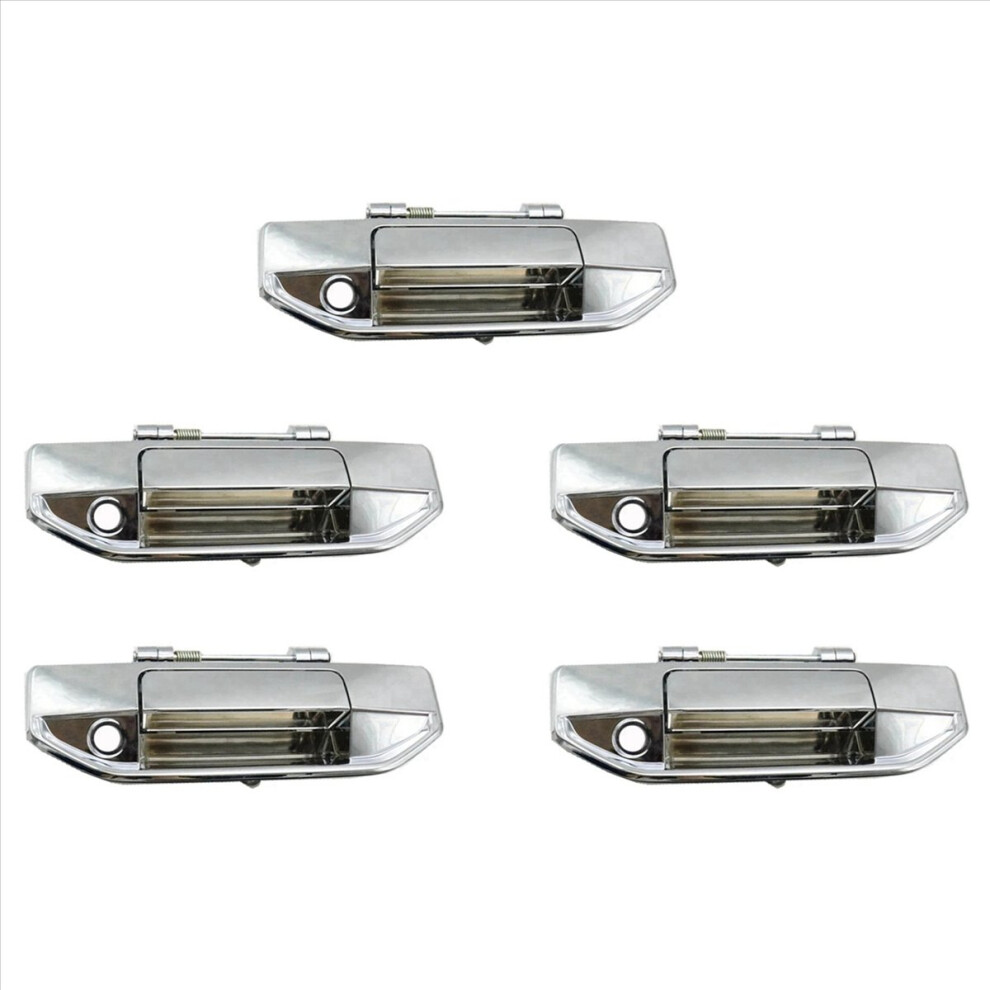5X Car Handle For Hunter F70 Cargo Box Handle Rear Trunk Handle Tail Door Buckle Electroplating Handle Light 4854166051262