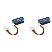 2X HDD 3.5 IDE to Adapter Hard Disk Converter PATA IDE 39/40Pin to 22Pin Hard Drive Connector with Data Cable