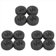 12Pcs 65mm Tire Tyres Wheel for MN D90 D99S MN-90 MN91 MN98 MN99S C14 C24 C24-1 C34 B14 B24 B36 RC Car Upgrade Parts