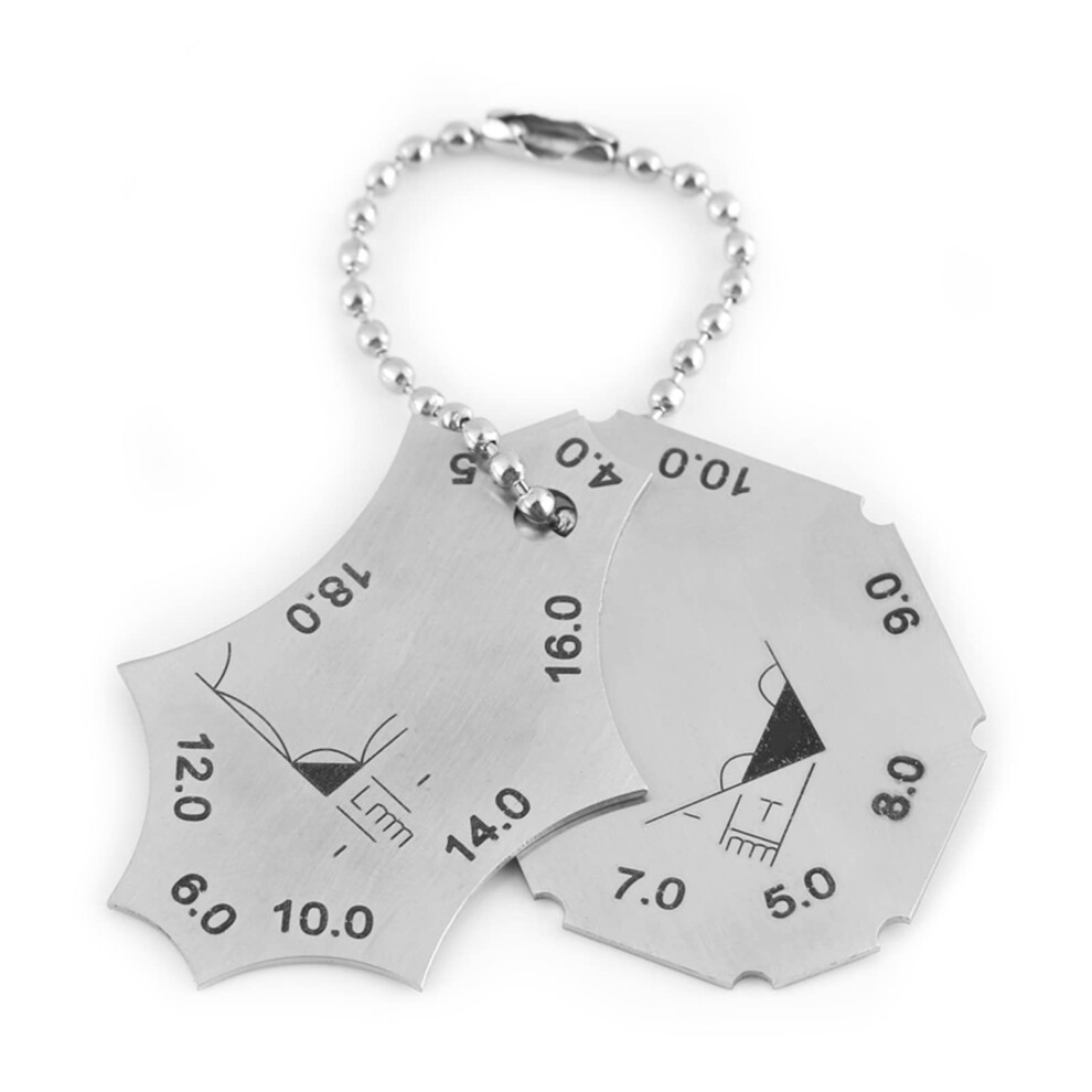 Wearresistant Marked Welding Gauge Ruler And Throat Depth Gauge For Welding Field Marked Graduations 9365049307468