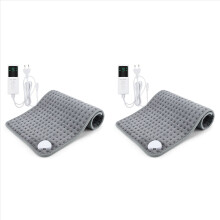 2X Electric Heating Blanket Heated Mat Electro Sheet Pad for Bed Sofa Warm Winter Thermal Blankets Warmer EU Plug
