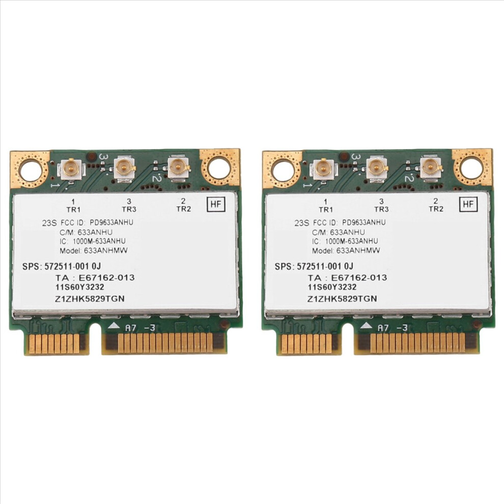 2X 6300Agn 633Anhmw Wireless Wifi Card Mini Pcie Card 802.11A/G 2.4G+5.0 Ghz For T410 T420 T430 X220 4854166067904