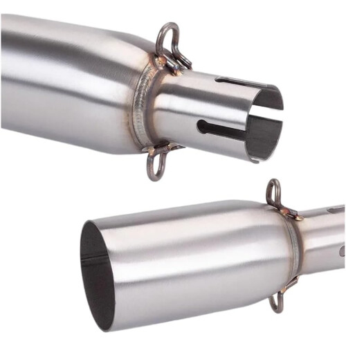 Motorcycle Exhaust Pipe 51mm Adapter with Middle Section 2845mm for Performance Boost 1