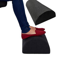 Foot Rest Under Desk, Ergonomic Memory Foam Foot Stool Pillow Cushion for Home Office, Non-Slip Surface Ensures Stability, Improves Posture and