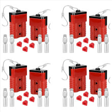 8Pack 175Amp Battery Quick Connect Plugs and Connectors1/0-4 Gauge Battery Quick Disconnect for Winch, Trailer