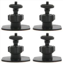 4X Car Windshield Suction Cup Mount Holder for Action Cam Car Key Camera Black