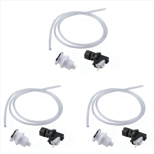 3X 16A Bath Tub Spa Waste Garbage Disposal Self-Lock Air Switch Push Button