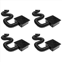 4X Catch Basin Downspout Flexible Extension Storm Drain Catch Basin Drainage System Drain Adapter