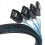 4X Internal Mini SAS to Cable, SFF-8643 to Forward Breakout Compatible with Controller Hard Drive (3.3Ft) 6
