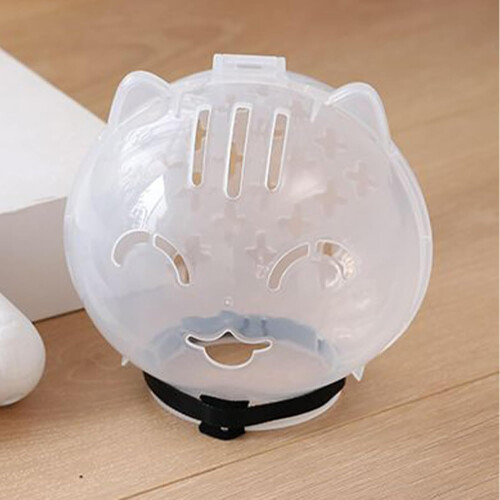 Cat Mouth Cover: Transparent Muzzle For Bite Prevention, Adjustable Kitten Astronaut Helmet, Small Animal Muzzle 1