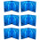 6X CD Storage Box 10-Piece Pack CD Case Plastic Double-Sided CD Storage Car CD Case Thickened DVD Case,Blue 1