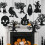 Γιρλάντα μάγισσας για το Halloween, τρομακτική μυστηριώδης ατμόσφαιρα για διακόσμηση 3