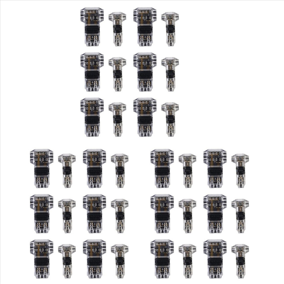 T Tap Wire Connectors For 14-18 Awg Wires, No Wire Stripping 3 Way Wire Connectors Combo,Wire Splice Connectors 36 Pack 4854166054393
