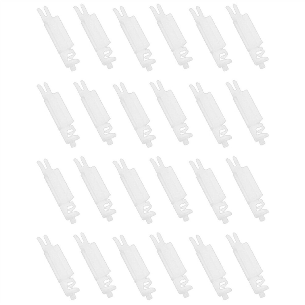 24Pcs 8120Al 8120Af Front Windshield Trim Strip Fixed Clamp Clips Car Clip For Windshield Trim Strip Fastener White 4854166059985