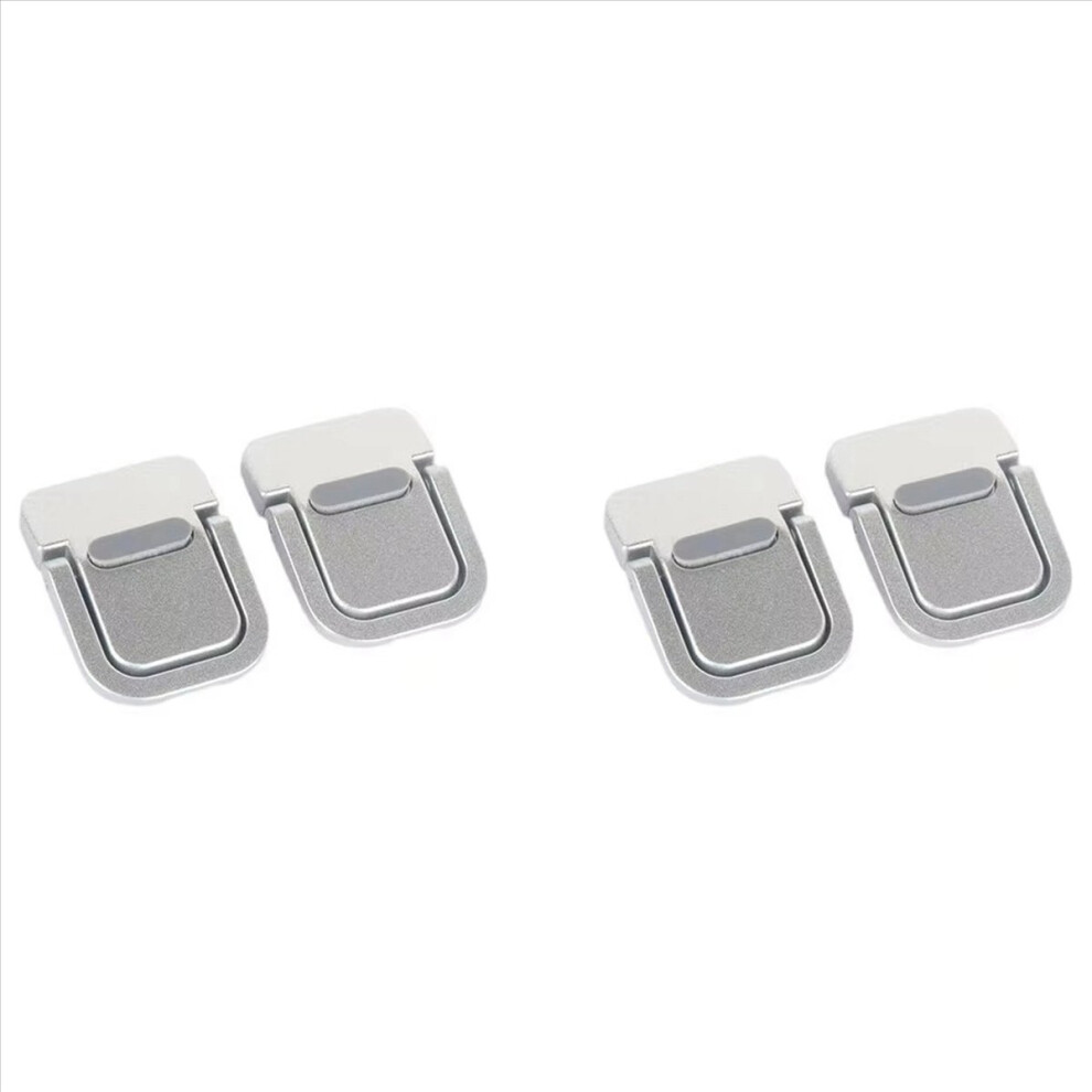 4Pcs Portable Laptop Stand Foldable Bracket Laptop Riser Stand Foot Pad For Laptop Notebook Holder Legs Silver 4854166053273