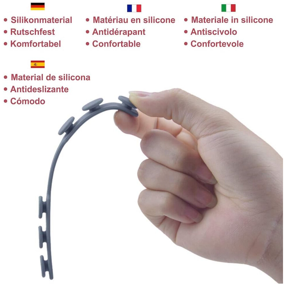 Anti-Tightening Mask Holder, Masks Extension Hook For Ear Strap Accessories, Washable And Durable Design, Ear Pain Relief, Soft And Elastic Silicone, 9048212461449