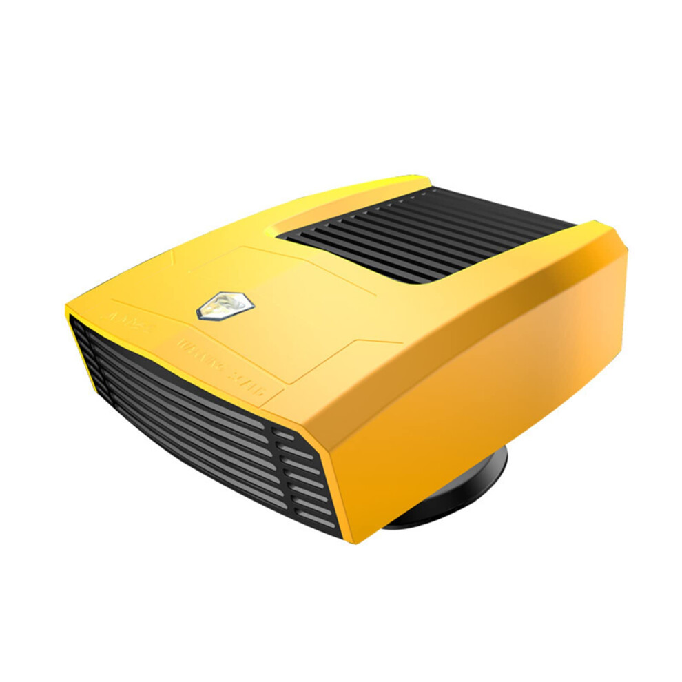 Car Heater 24V Portable Car Fan With Air Purification, 2In1 Defrost Defogger, Fast Heating, Cigarette Lighter, Yellow 9119770006042